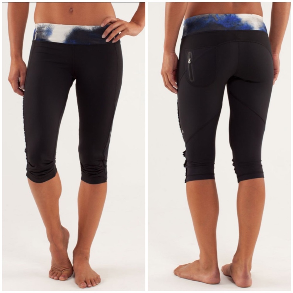 Lululemon Runnin' With My Homies Crop - Picture 1 of 8